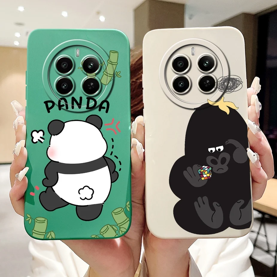 For Realme 12 Pro Plus Case RMX3840 Cute Cartoon Cover Soft Silicone Phone Case For Realme 12 Plus 12X Realme12 Pro + Bags Shell