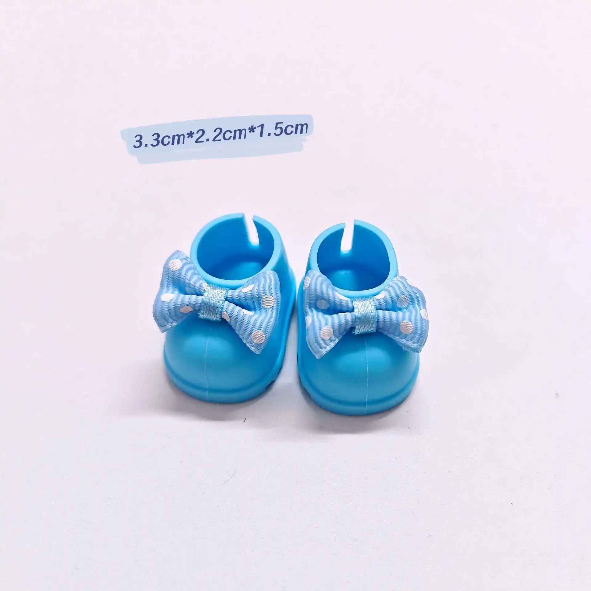 Para 17cm labubu mini boneca bonito arco mini sapatos estudante dedo do pé redondo design calçados conjunto boneca acessórios labubu roupas