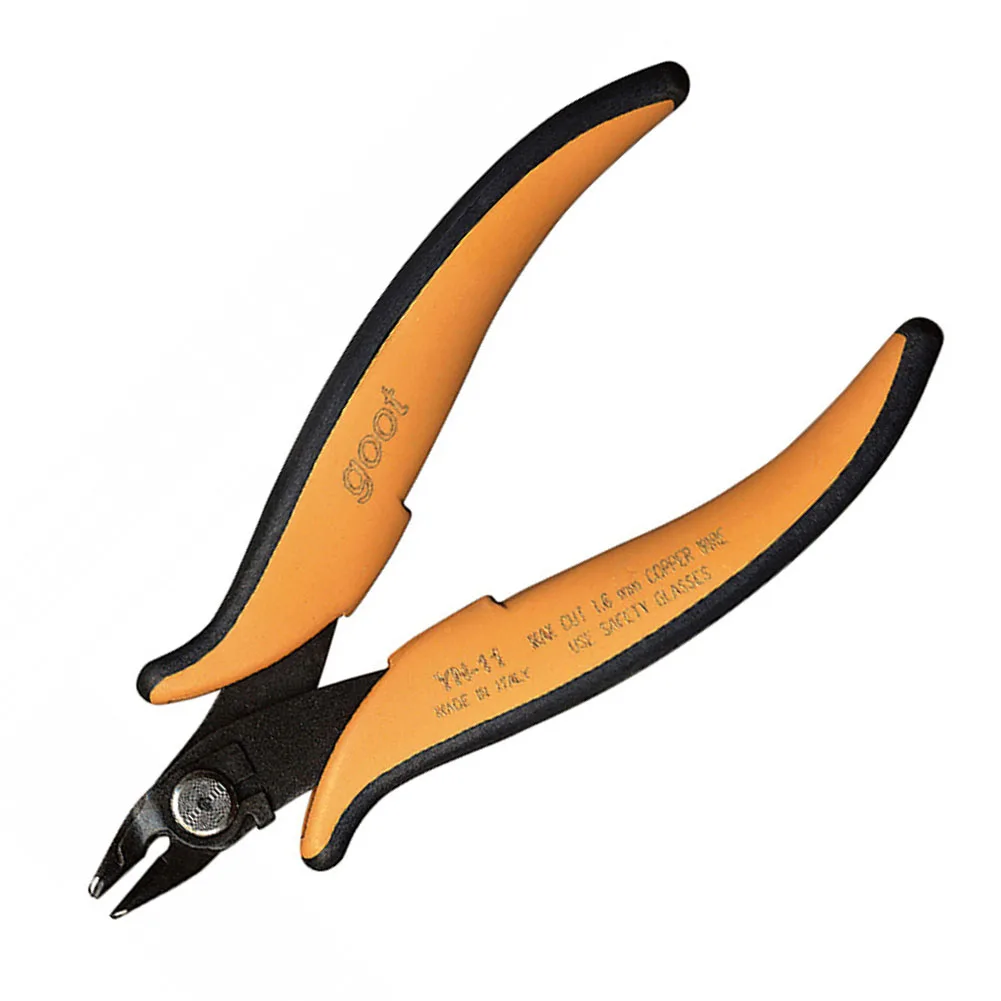 Japan GOOT Strong Type Precision Nipper Flat Edge for Cutting Components Lead Copper Wire