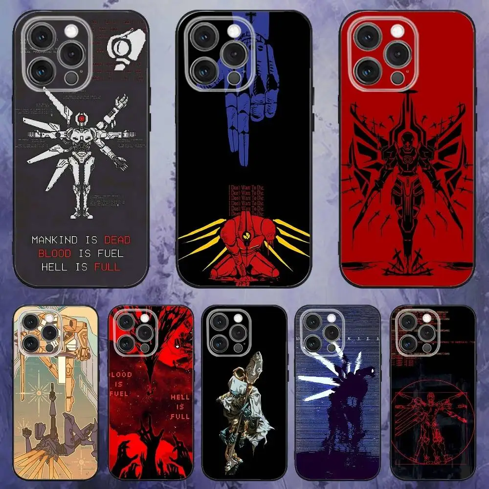 

U-Ultrakill Phone Case For iPhone 17,16,15,14,13,12,Pro,Max,Plus,E,SE4,Air,Mini Black Soft Box
