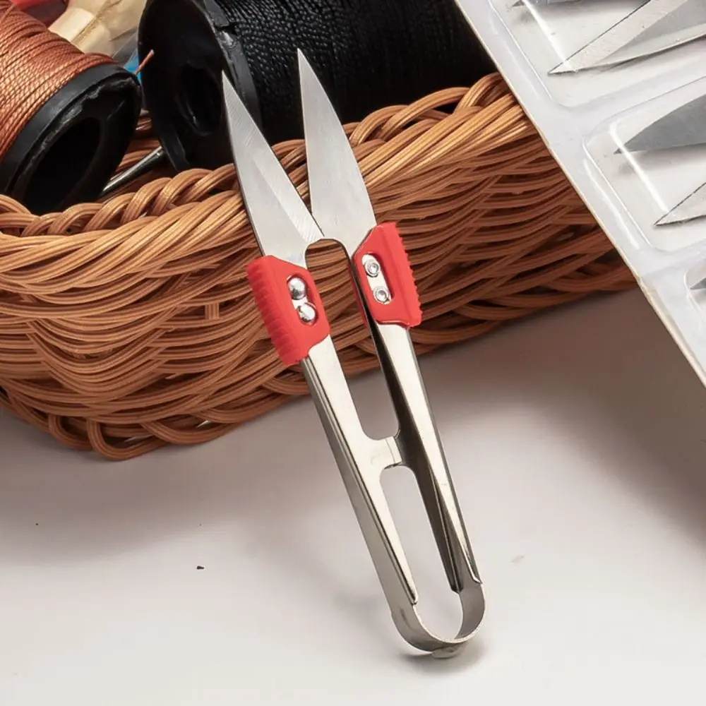 

Stainless Steel U Thread Scissors Fabric Cutting Clippers Sewing Scissors Precision Cutting Sharp Blades Cross Stitch Scissors