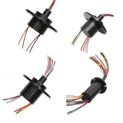 1Pc 2/4/6/8/12/18/24/36 Kanalen Draden Capsule Slip Ring 1-2A Sleepring 8.5/12.5/15.5/22Mm Mini Rotary Conductiv Verbindingsbussen