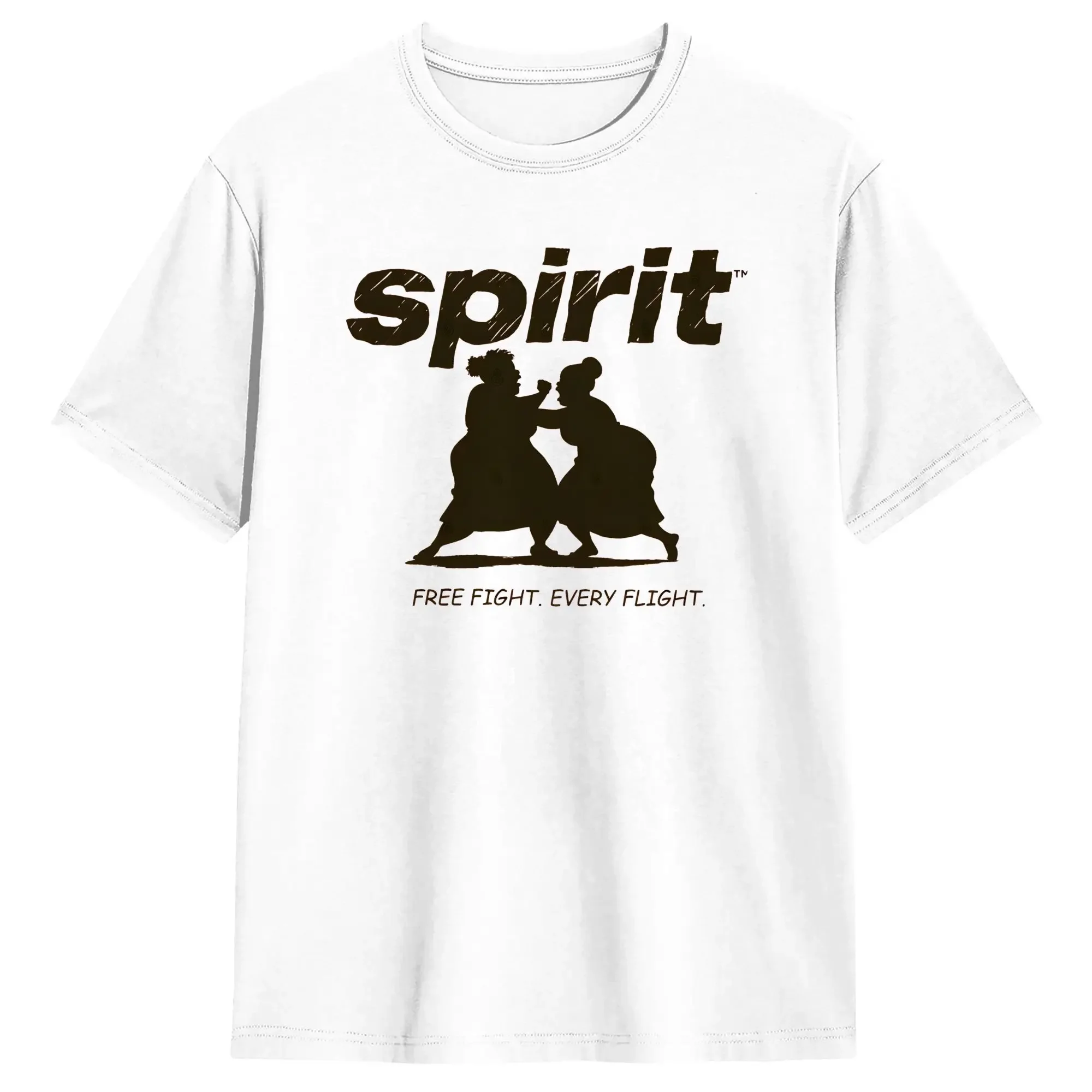 Forever Spirit Airlines 1983 to 2026 Men T Shirt  Funny Tee Shirt Short Sleeve Round Neck T-Shirts Pure Cotton Graphic Clothes