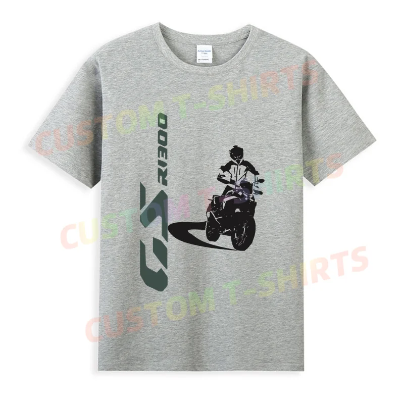 2024 Men T Shirt Casual Bmw GS R1300 T-shirt Graphic Oversized Sports Tops Breathable Comfortable Streetwear S-3XL Cool Tee