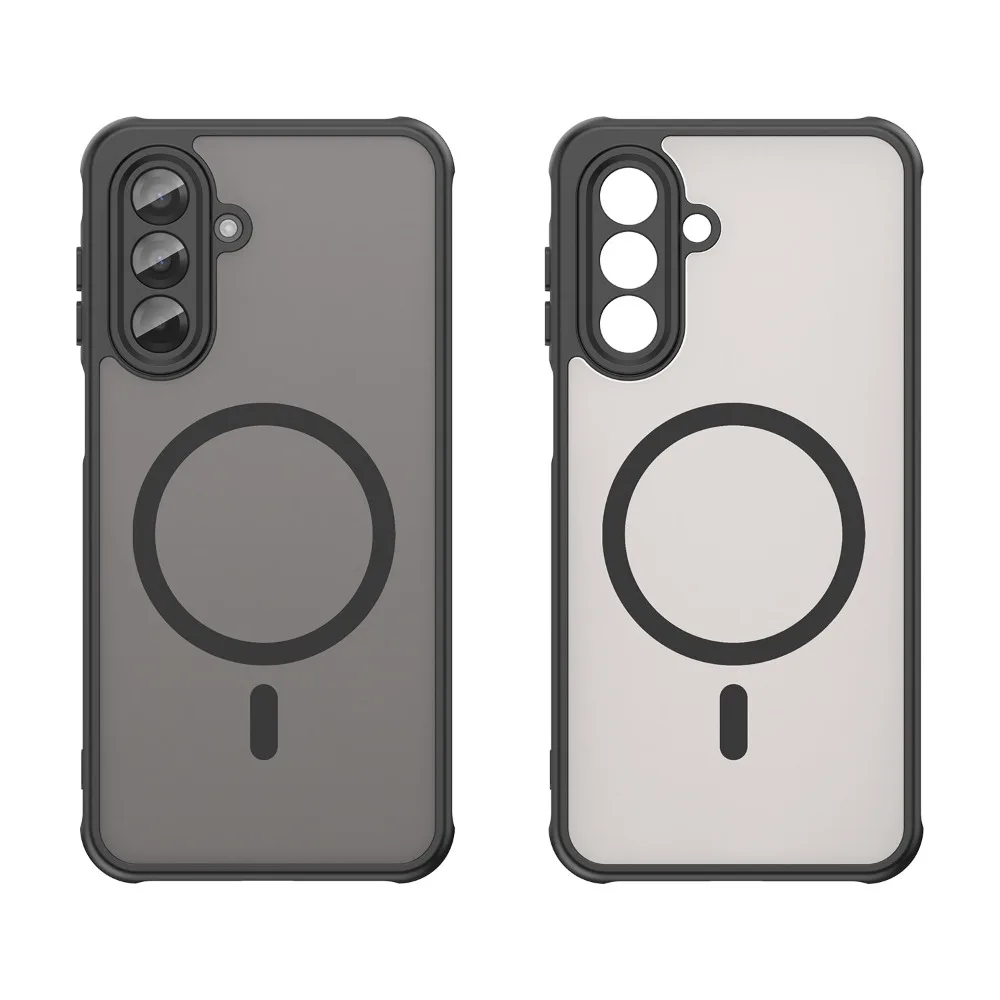 Stoßfestes Gehäuse für Samsung Galaxy A17 / A07 4G / A55 5G Handyhülle Magnetische kabellose Lade-Rückseite