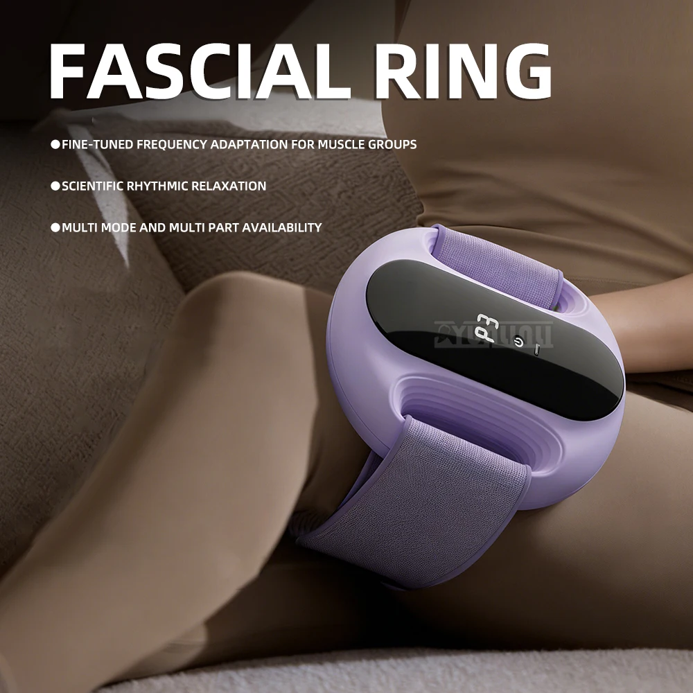 8-Speed High-Frequency Vibration Fascial Ring Waist And Abdominal Muscle Massage Card-Burning Fat-Removing