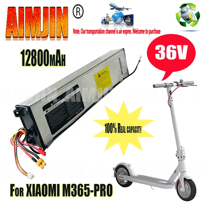 100% Original Battery 12800mAH 36V for Xiaomi m365 Pro Scooter Special Battery Pack
