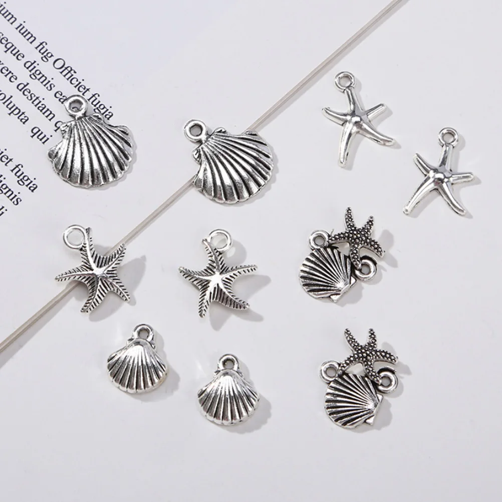 

300Pcs Vintage Alloy Charms Sea Star Jewelry Making Charms DIY Bracelet Necklace Pendant Jewelry Making Accessories