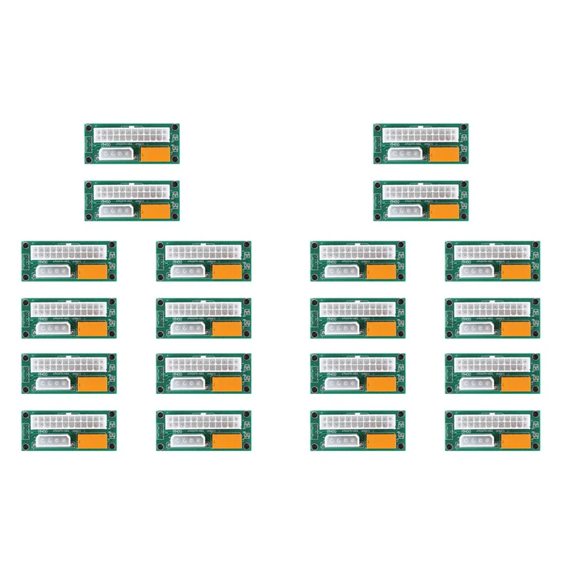 

ABT-20 Pack Dual PSU Multiple Power Supply Adapter, Addd2psu ATX 24-контактный разъем Molex 4-контактный разъем для BTC Miner