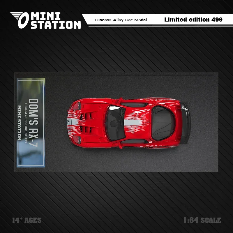 Mini Station 1:64 Dom\'s RX-7 Fast & Furious RWB 964 2077 Diecast Model Car