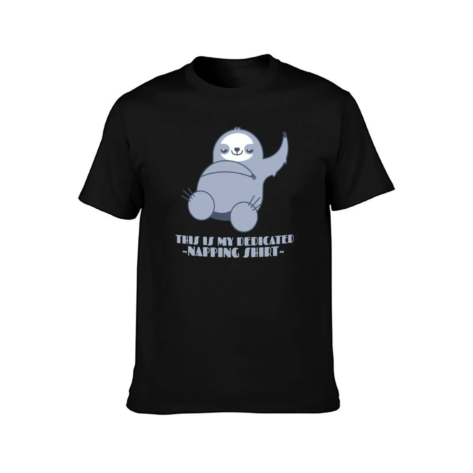 Dedicated Napping Shirt Design T-Shirt Functional Casual Short Sleeve Tee T-Shirt