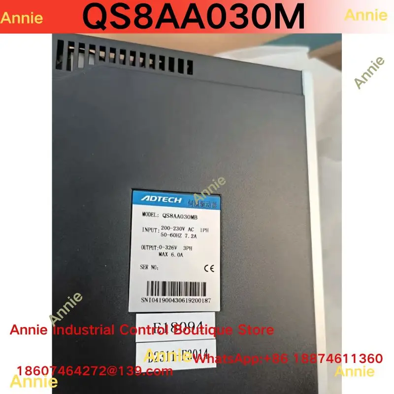 Brand New QS8AA030M Servo Driver 30A 3kW Level High Power Control Module for Industrial Applications