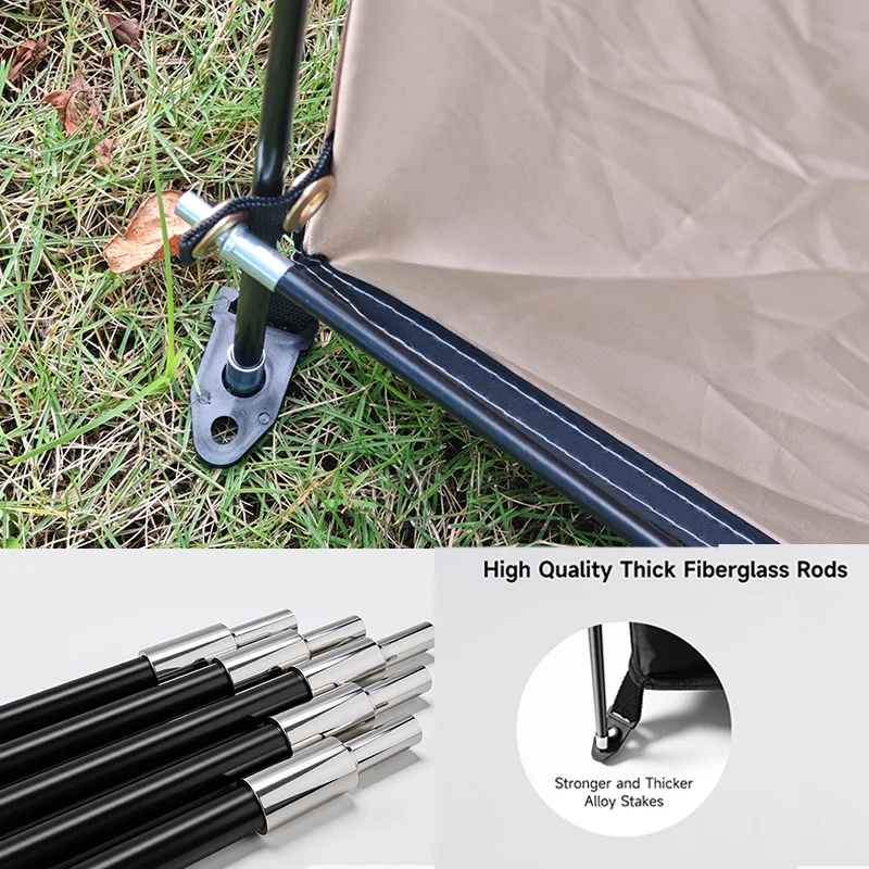 1 Pack Premium Fabric Bike Storage Tent, Pop‑Up Spacious Shelter, Patio Backyard Bicycle Storage Shed for Bike Hobbyists