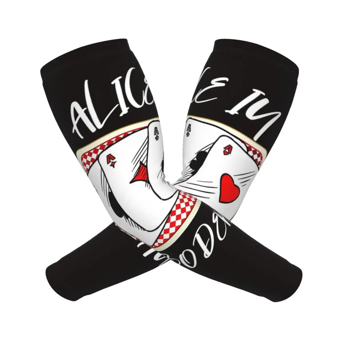 

Рукава «Алиса в пограничье» для мужчин и женщин, защита от солнца и ультрафиолета, татуировка, спортивное охлаждение, езда на велосипеде