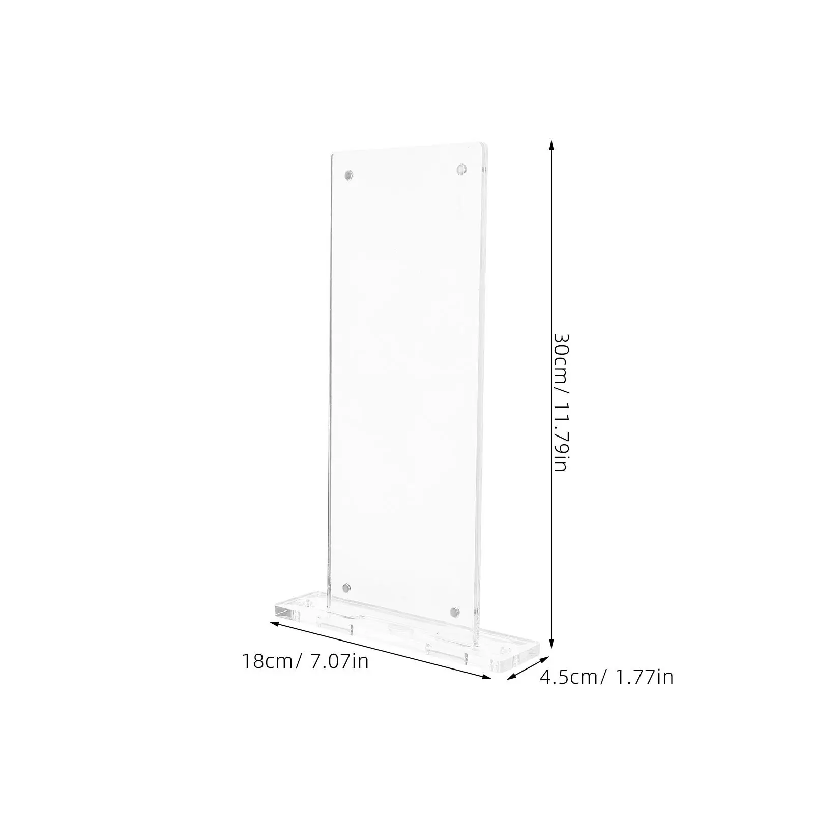 Professional Double Sided Acrylic Office Sign Replaceable Name Cards Sleek Simple Design Easy Mount for Office Door Wall Library