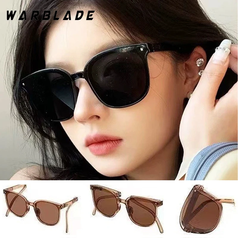 

Classic Brand Designer Vintage Square Sunglasses Women Men New Folding Outdoor Design Sunglasses Travel Driving Eyeglasses UV400
