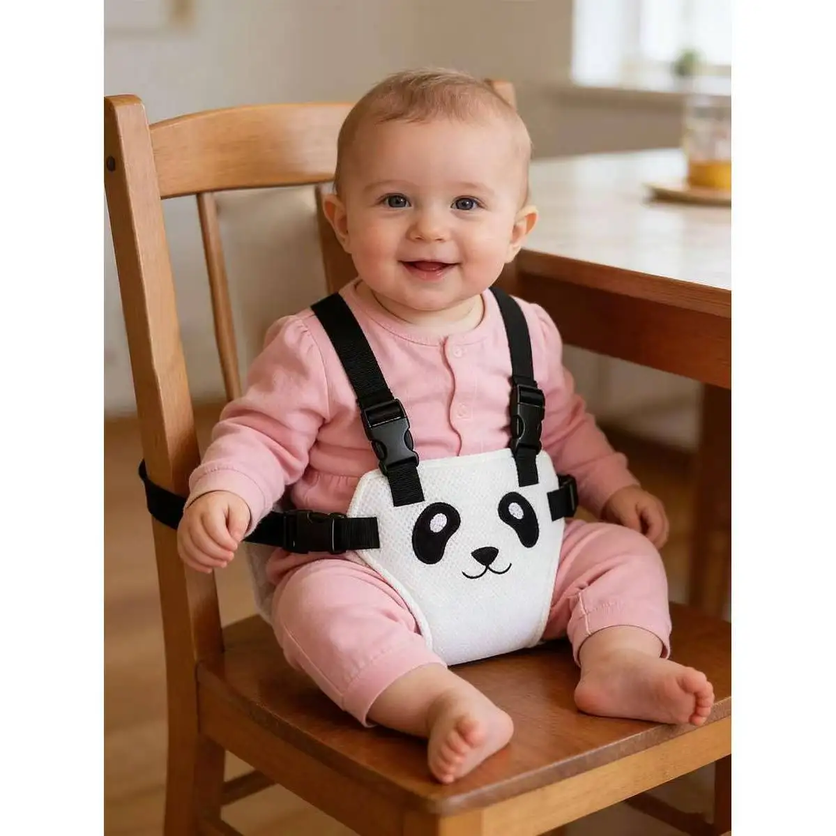 Adjustable Baby High Chair Harness, Anti‑Fall Safety Strap for Home & Outdoor Use