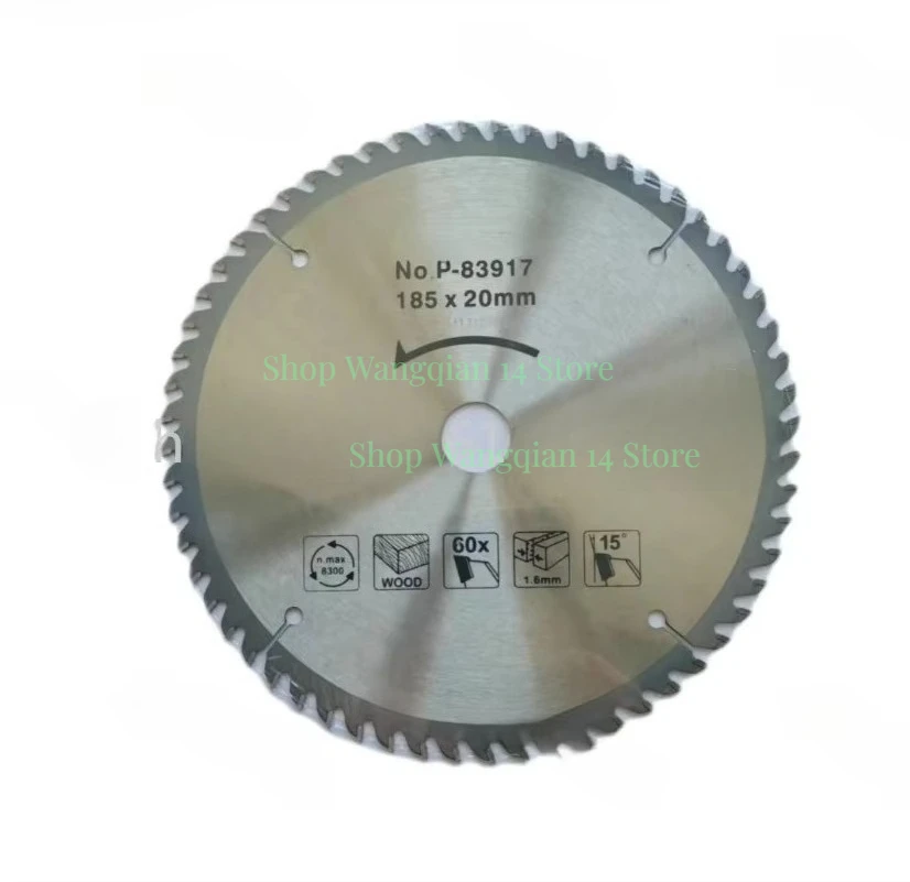 For Makita Woodworking Saw Blade Professional Grade 7-inch 60-toothed Circular Saw 185mm Ultra-thin 1.6mm Thick P-83917