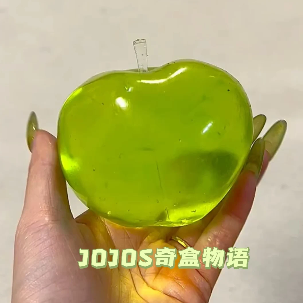 

Green Apple Blue Maltose Squishy Toys Anti Stress Sensory Fidgets Toy Soft Simulated Transparent Slow-rebound Decompression Toy