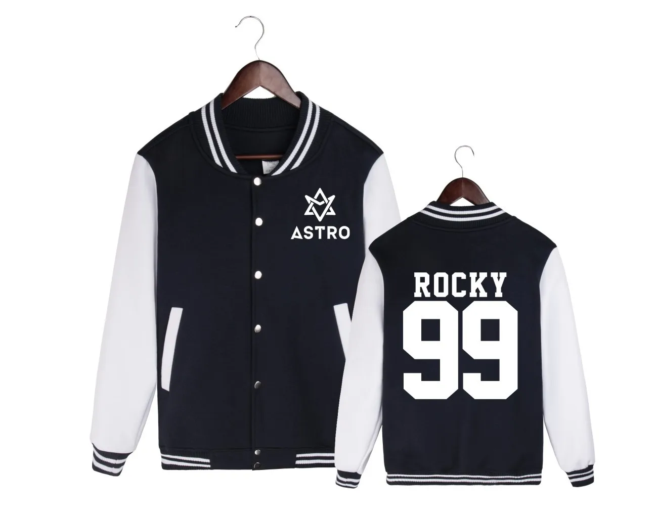 ASTRO Sweater Baseball Uniform Hoodie Cardigan Summer Vibration Rocky Moon Bin JIN EunWoo Yoon San-ha Sweatshirt for AROHA