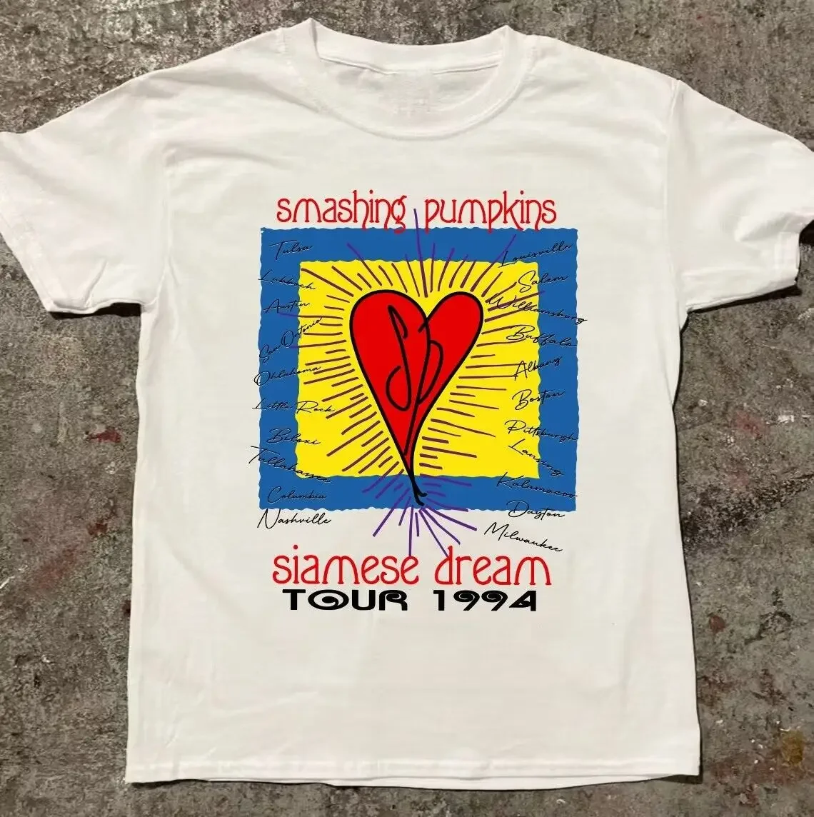 

Футболка унисекс Smashing Pumpkins Siamese Dream Tour 1994