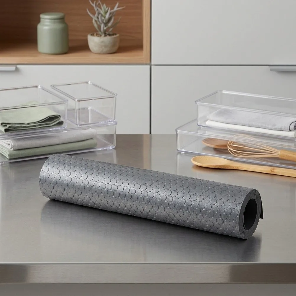 Moisture Resistant Drawer Liner Stain Resistant Mat Diamond Drawer Liner Flexible Sheet Textured Diamond Pattern