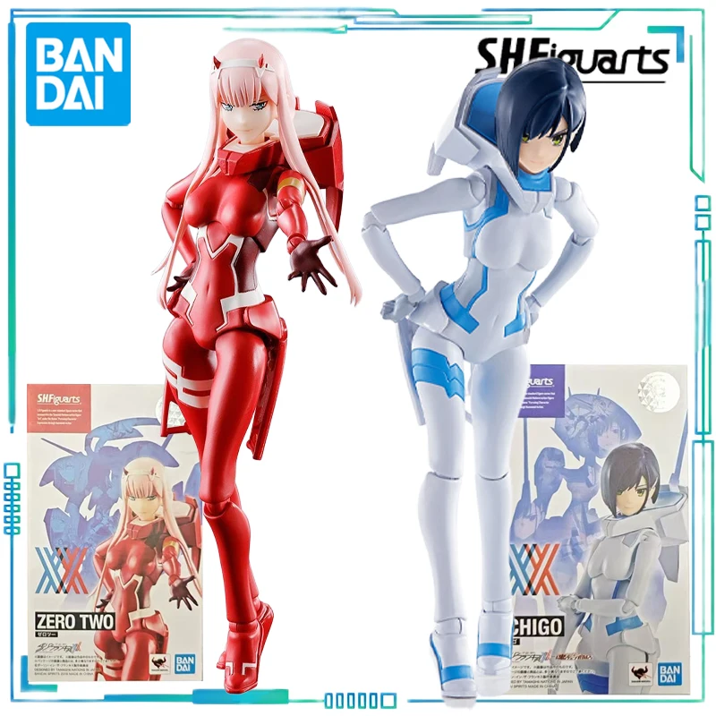 

BANDAI Genuine S. H. Figuarts Series Movable Toys DARLING in The FRANXX Series 02 and Berry Finished Product Model Collectibles