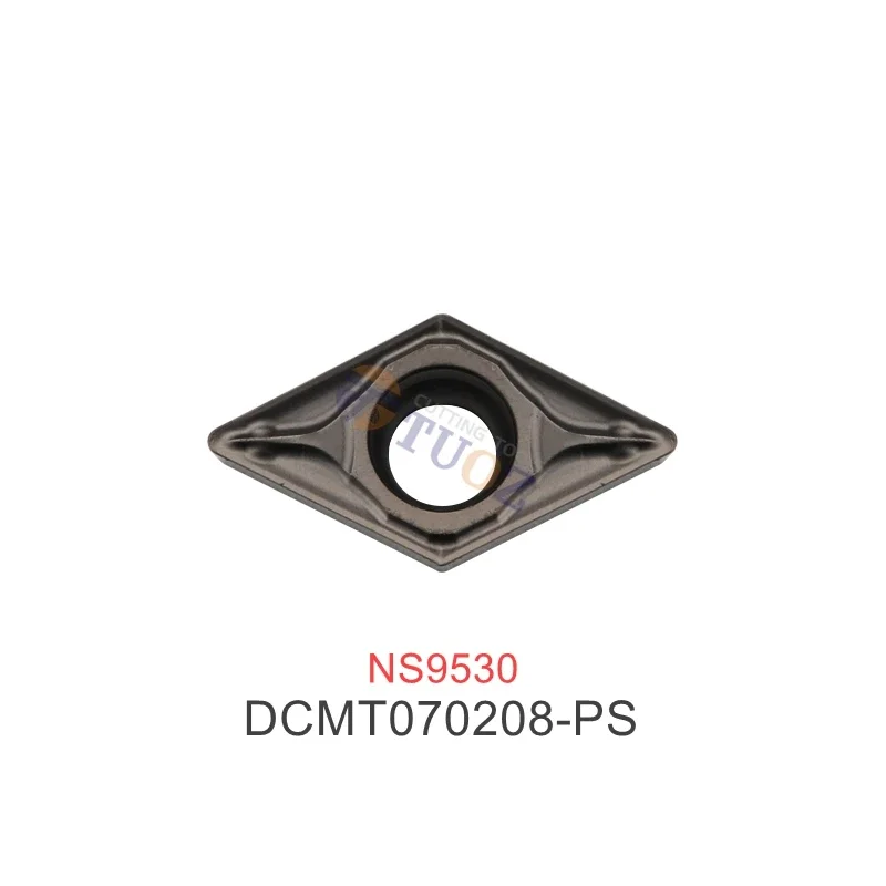 100% Original DCMT070208 DCMT070208-PS NS9530 Metal Ceramics Insert DCMT 070208 PS CNC Lathe Cutter Turning Tools