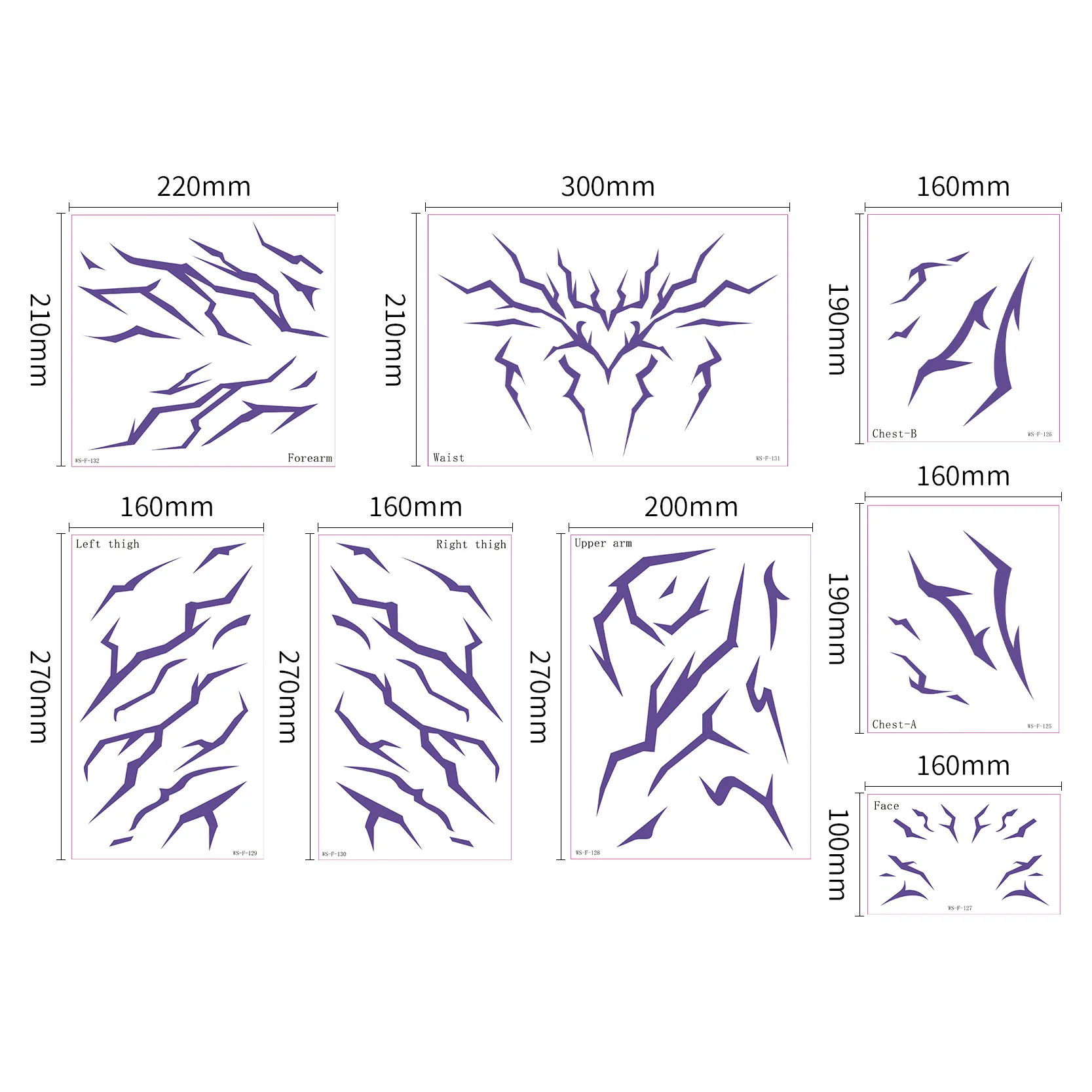 8 Teile/satz Dämon Jäger Jinu Rumi Mira Zoey Cosplay Tattoo Aufkleber Saja Jungen HUNTR/X Tattoo Tatouage Aufkleber Weihnachten Hallowmas party