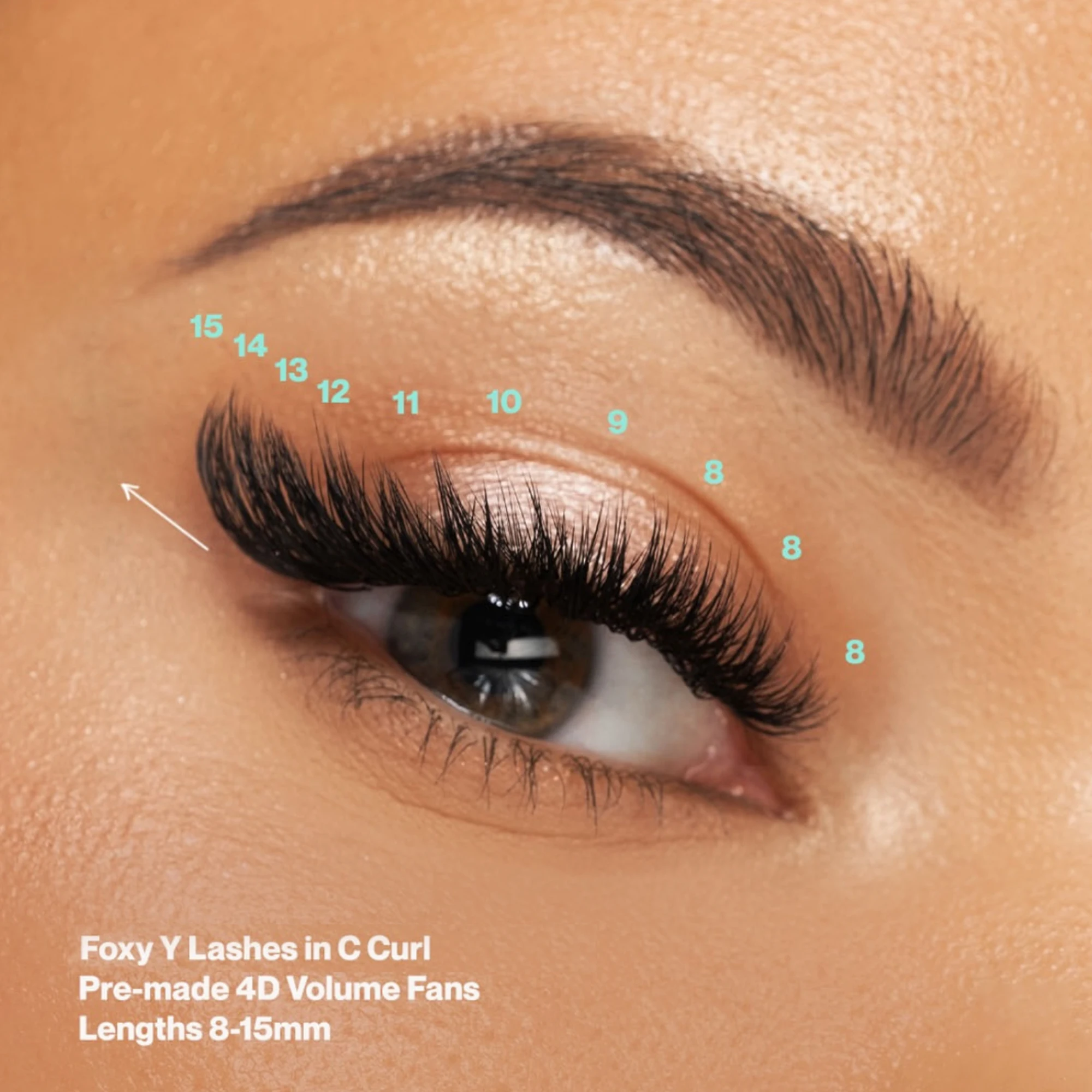 LAKANAKU Foxy Y Wimperextensions De Cils Fox Eye Technologische Vezels Wimpers Handgemaakte Premium Natuurlijke Zachte Fio YY Cilios