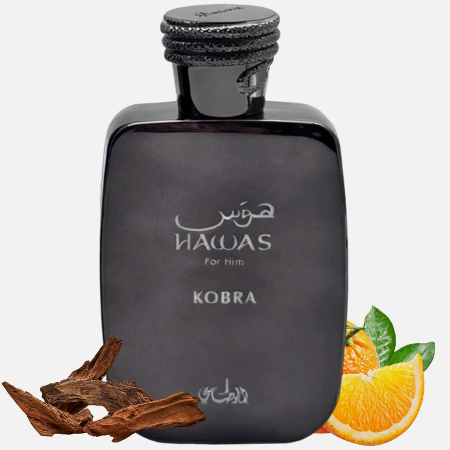 عطر Rasasi Hawas KOBRA للرجال Eau de Parfum 100ML/3.4OZ - كولونيا فاخرة، عطر طويل الأمد