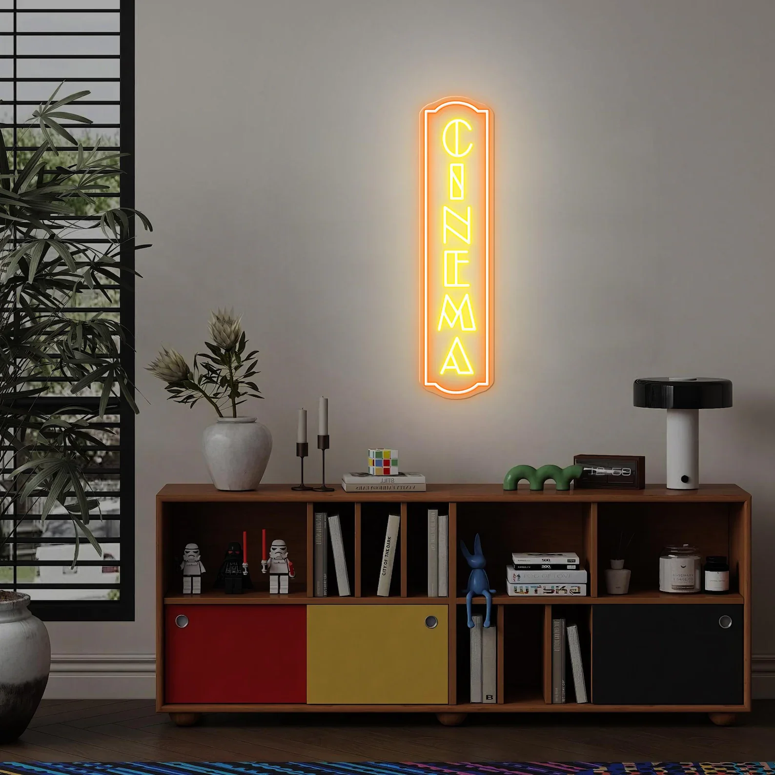 Vertikales Kino-Neonschild für – Home Cinema Wall Lights Bewertung und Preis