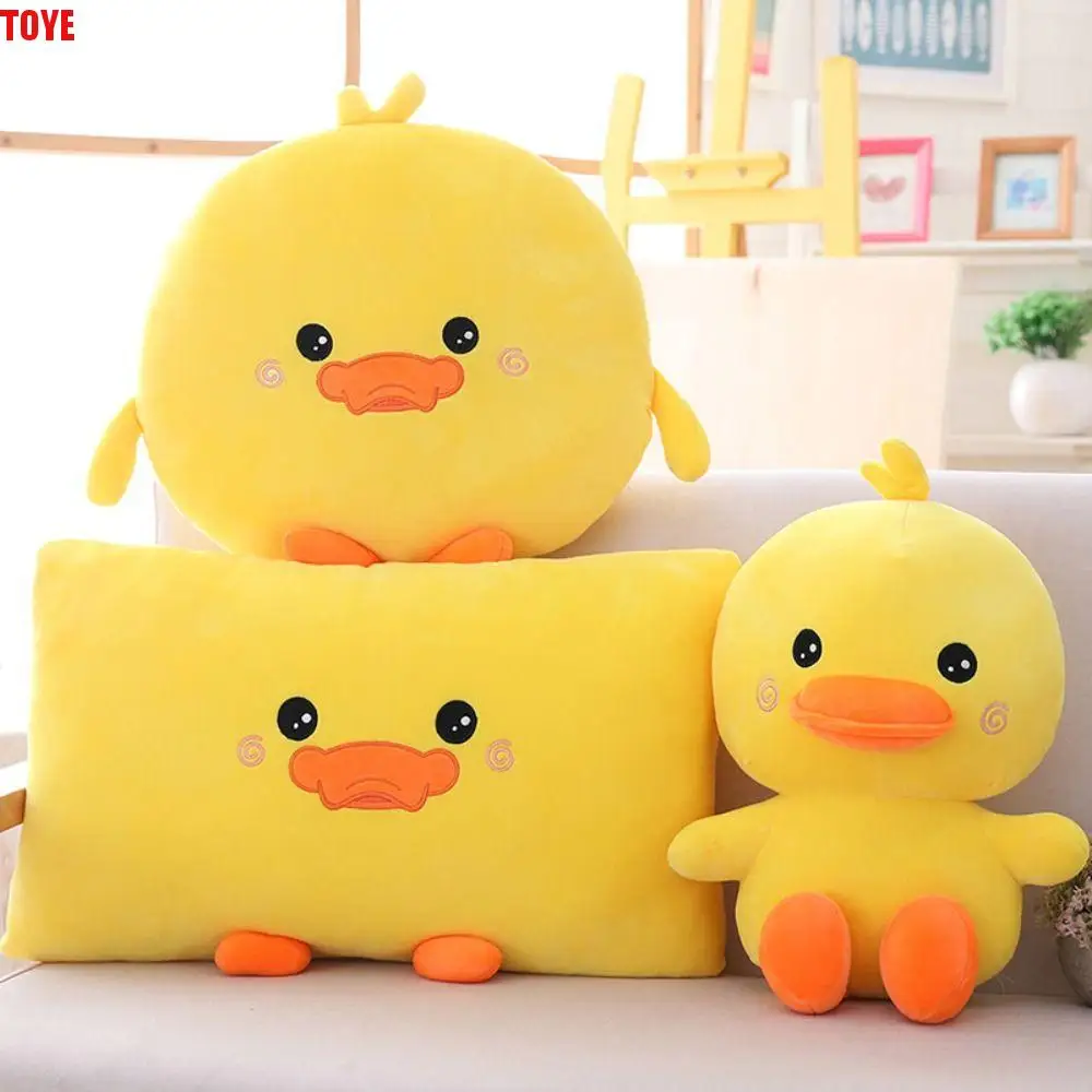 

PP Cotton Cartoon Duck Plush Pillow Cosplay Fluffy Plush Duck Stuffed Doll Collection Soft Yellow Duck Plush Toys