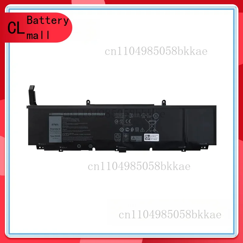 

Аккумулятор XG4K6, 97 Втч для 17 9700 5750 F8CPG 5XJ6R 01RR3 XG4K6, 01RR3, F8CPG