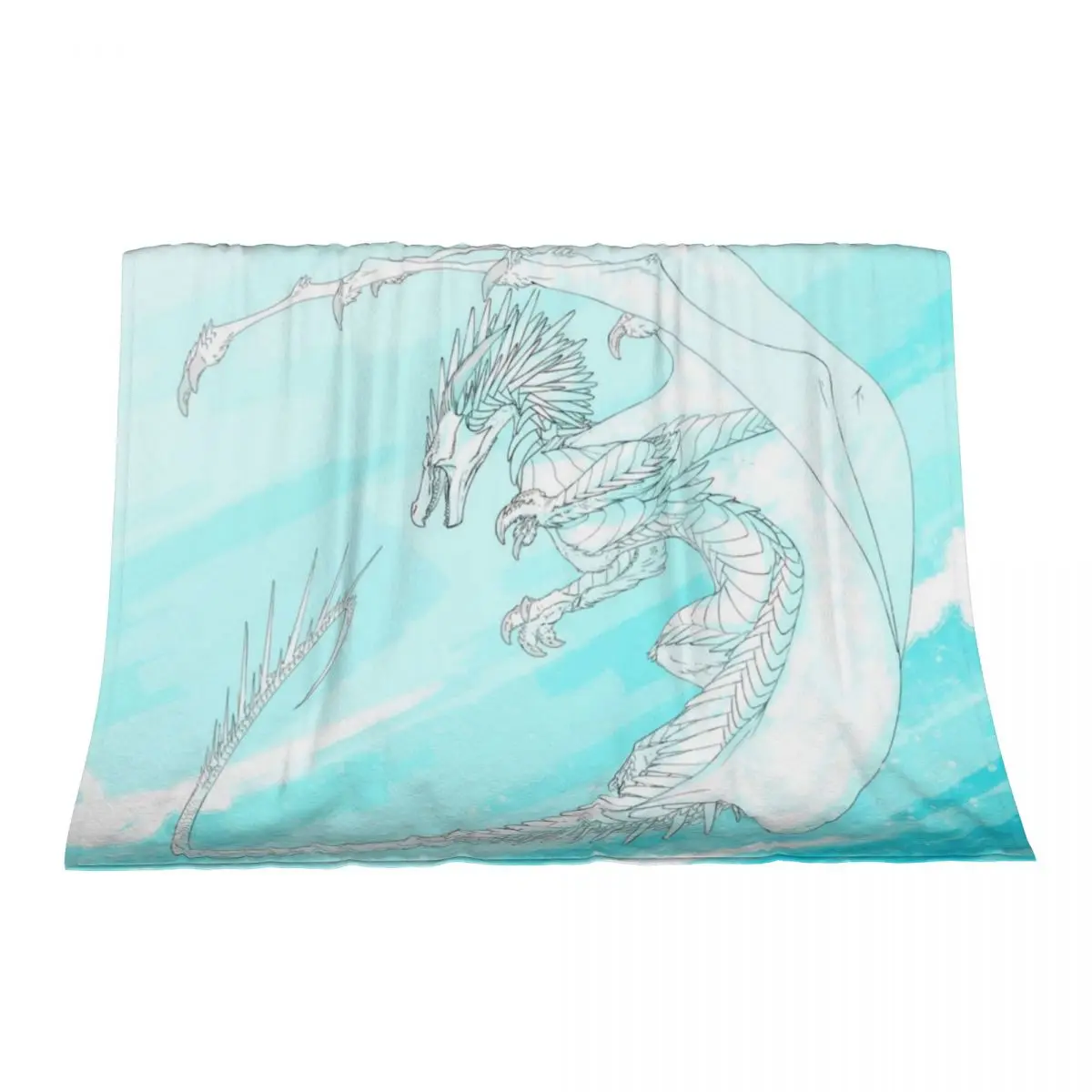 

IceWing in Flight Throw Blanket Bed Bed linens Retros Blankets