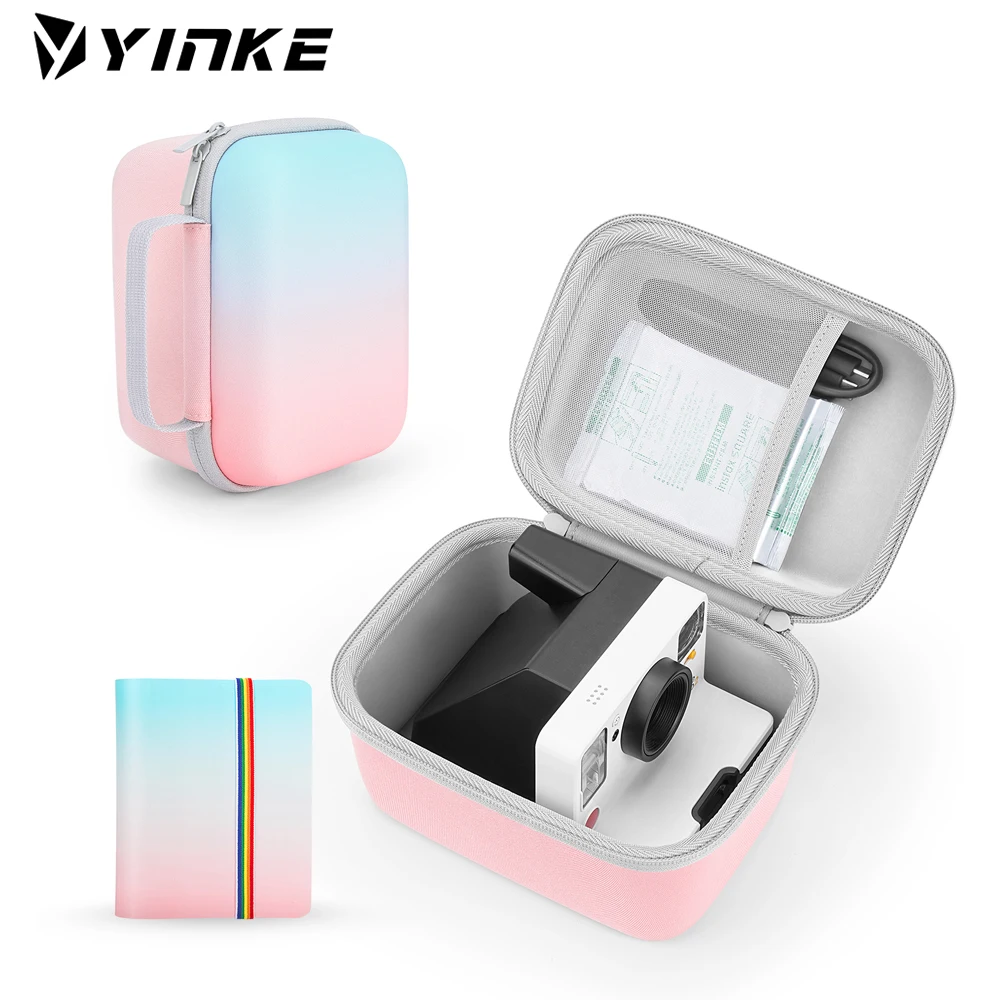 Yinke Case for Polaroid Originals Now+/Onestep 2/Now I-Type/OneStep+ Instant Camera EVA Hard Protective Cover Travel Storage Bag