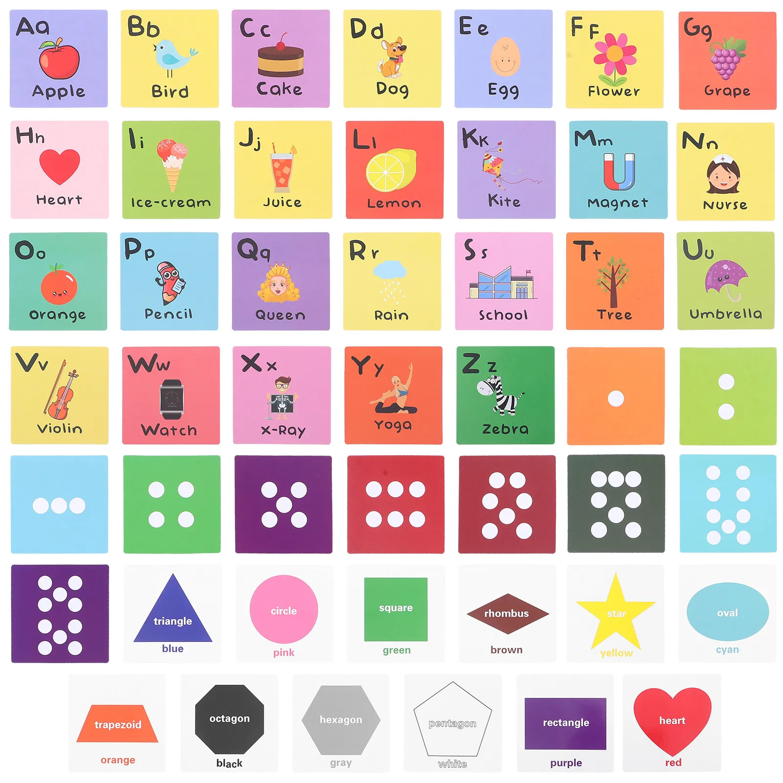 

Набор из 10 развивающих карточек с цветами и английским алфавитом, тонкая работа, гладкие закругленные края, безопасные для детских рук, для совместных игр родителей и детей