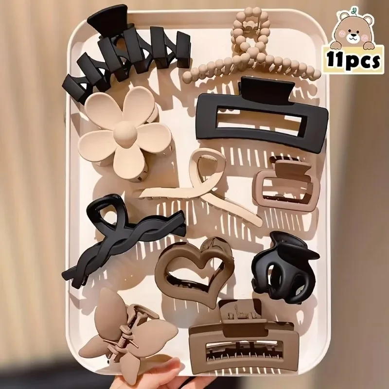 10-Piece Set Vintage Hair Grips Multicolor Girls Gift Essential for Travel