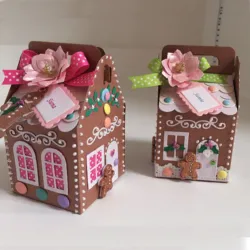 3D Cottage Box Metal Cutting Dies Die-cuts Set Scrapbooking DIY Home Decoration Paper Handicraft Gift