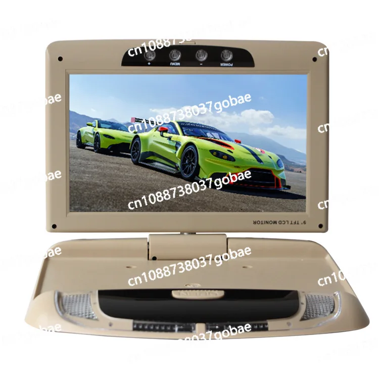 9-inch ultra-thin LCD HD ceiling DVD sun screen car display, car wide voltage reversing image display