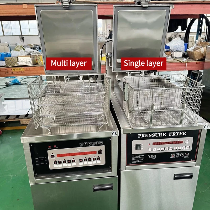 Fast Food Restaurant Kitchen Equipment French Fry Machine Henny Penny Broaster Pressure Fryer