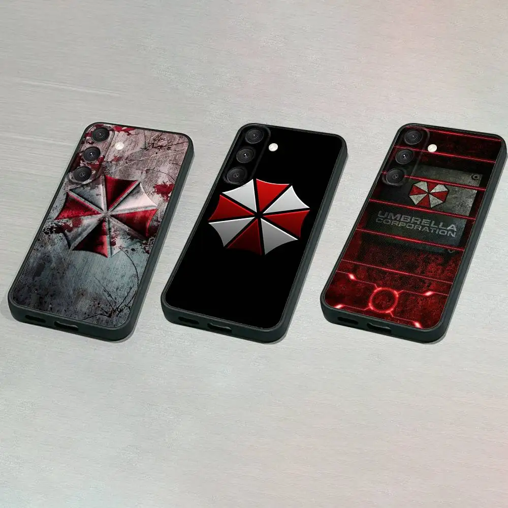 

U-Umbrella C-Corporation Phone Case For Samsung S25,S24,S23,S22,S21,S20,S10,Ultra,Plus,Lite,FE,Soft Silicone Black Cover