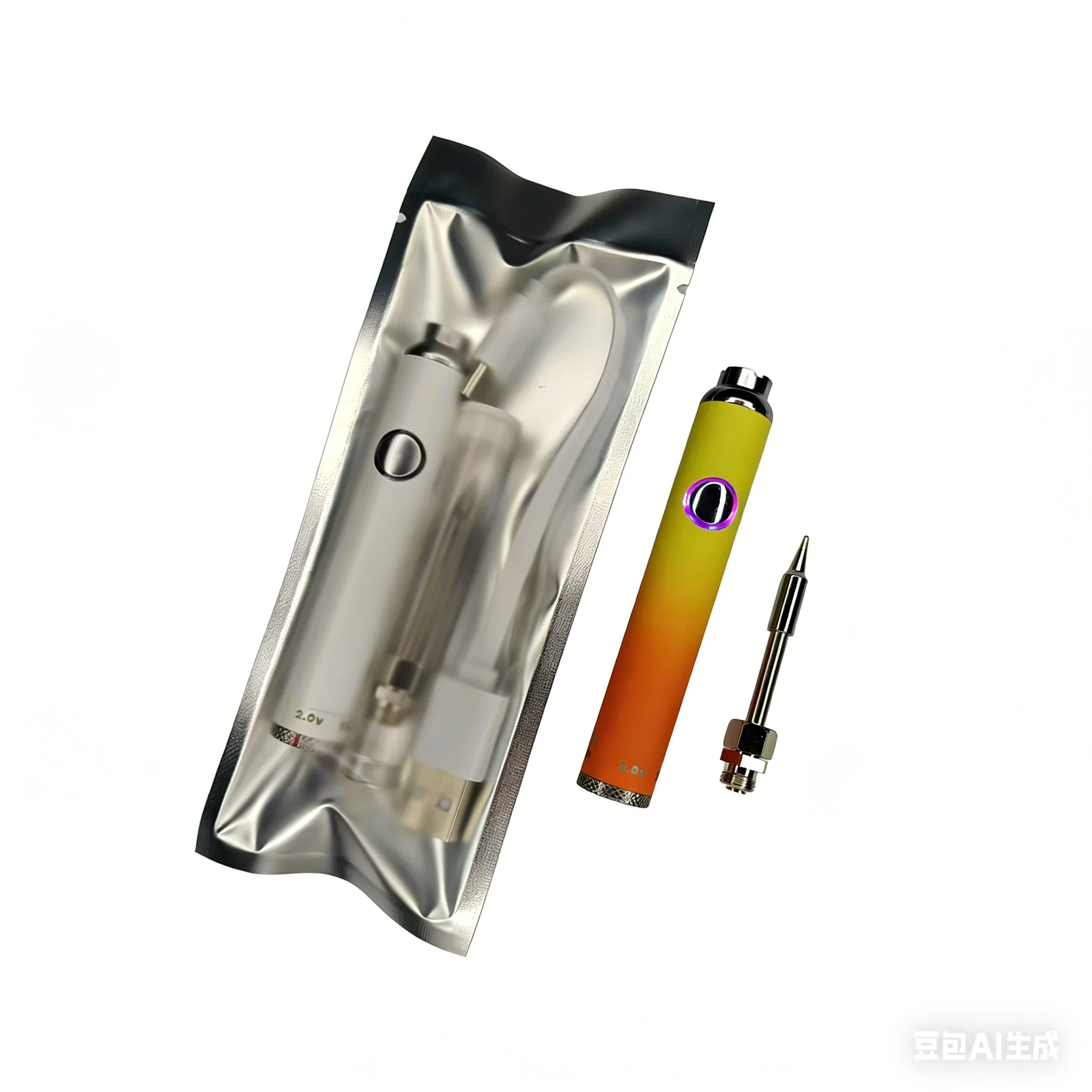 1 pcs,510 Thread Battery,  14mm Side Charging,500mAh, Adjustable Voltage, DIY Soldering Iron, Hot Knife, Repair Heating Tool