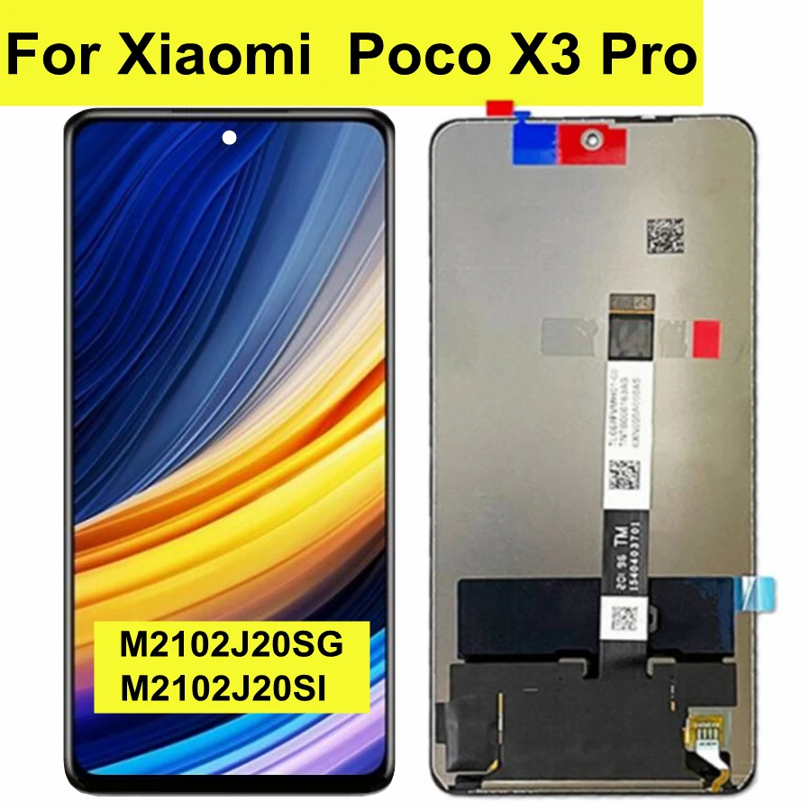 

6.67" For Xiaomi Poco X3 Pro LCD Display Touch Screen Digitizer Assembly for POCO X3 Pro lcd Display M2102J20SG,M2102J20SI