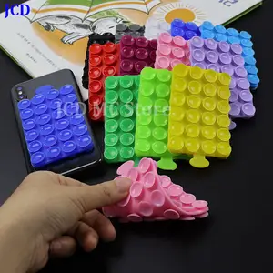 Bilashmart 2 2025 BackShell multifunctional silicone super strong double sided suction cup wall anti slip and firm mobile phone lazy holder