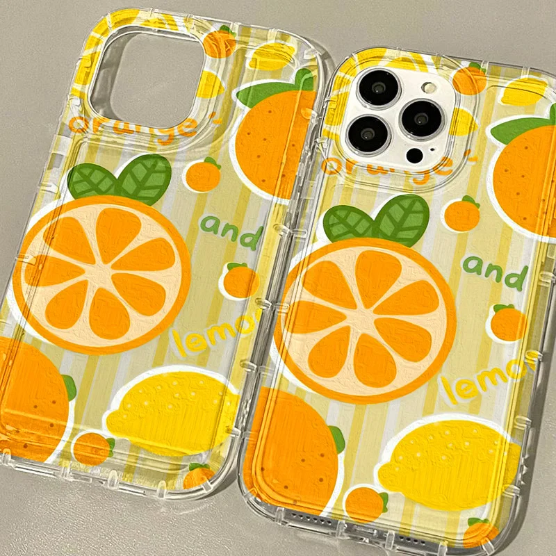 Fruit Case For Samsung A55 5G A54 A53 A15 A14 A13 A12 A34 A33 A32 A52 A23 A24 A73 S24 Ultra S23 S22 S21 S20 FE Soft TPU Cover