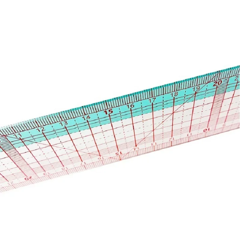 30cm Garment Ruler Two Color Grading Ruler Metric Ruler Clothing Tool 8030B