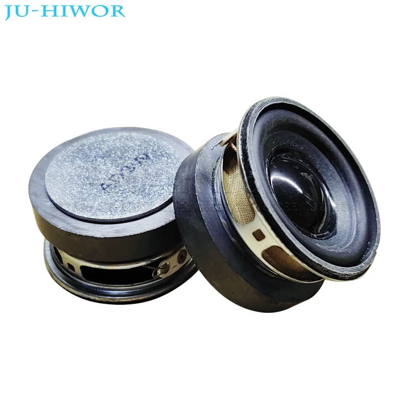 2pcs 4Ohm 3W 45MM 1.75inch Flowerpot Loudspeaker 45mm External Magnetic Round Speaker PU Black Edge Bright Cap Height 25mm