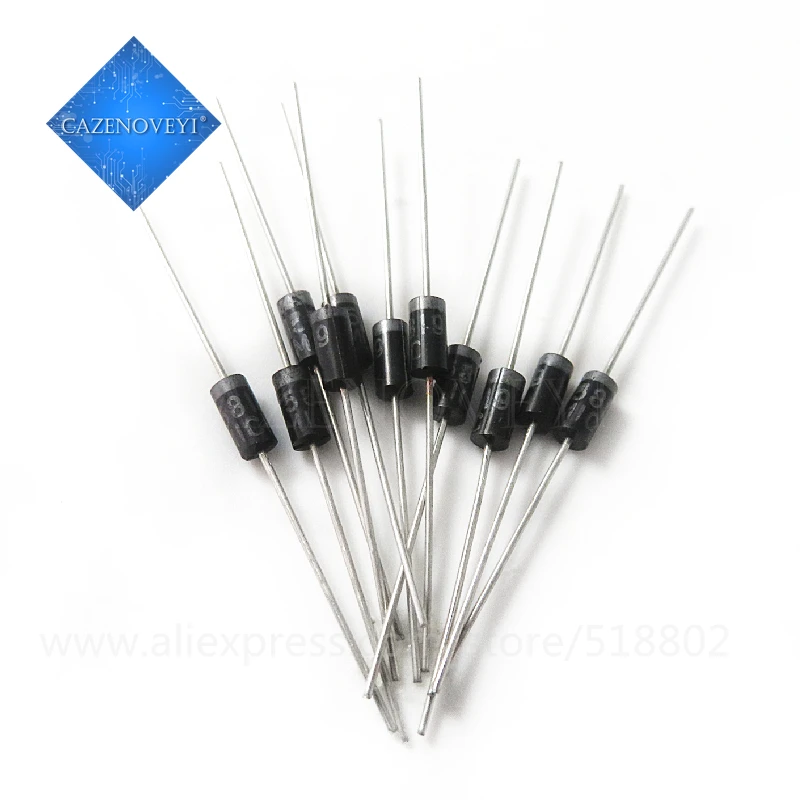 50pcs/lot 1N5817 1N5819 1N5399 1N4937 1N4004 Schottky Rectifier Diode 1N4001 1N4007 UF4007 HER107 FR207 FR157 FR107 RL207