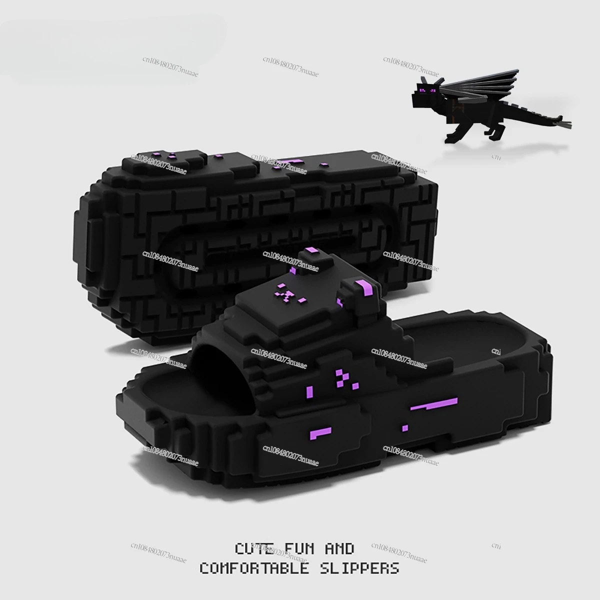 

Men's Outer Slippers High-end Summer Outdoor Wear-resistant Senior Sense 2025 New Pixel Building Block Cool Slippers Men's